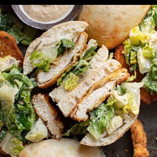 Chicken Caesar.