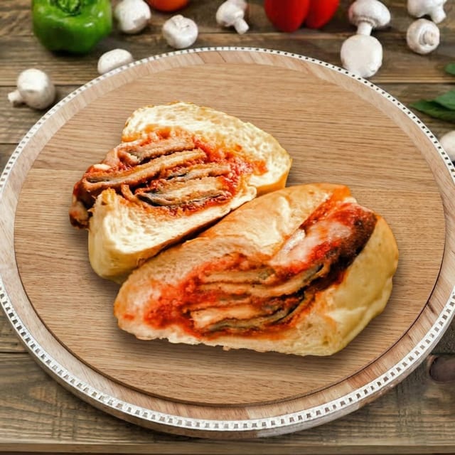 Eggplant Parmigiana Sub.