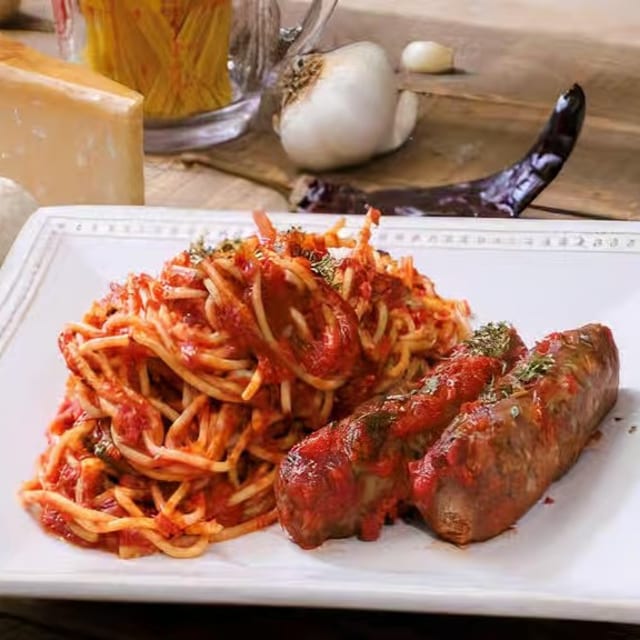 Pasta with Sausage.
