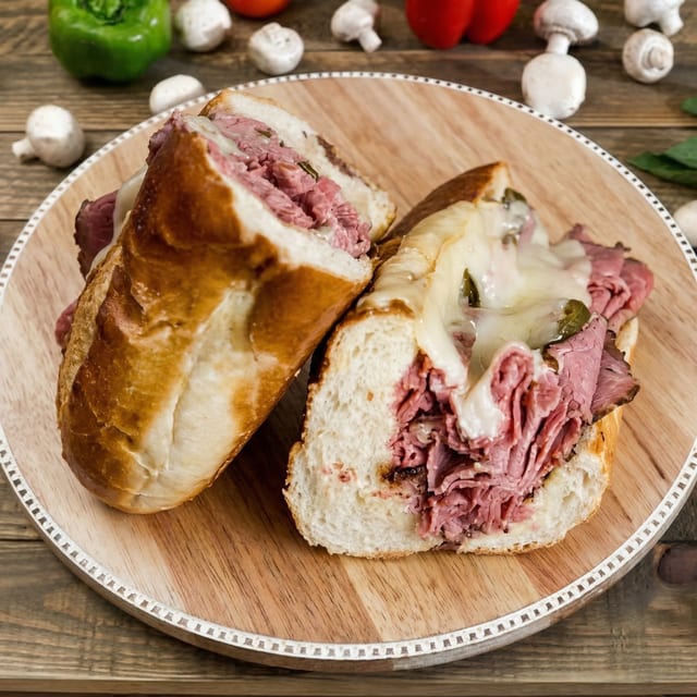 Hot Pastrami Sub.