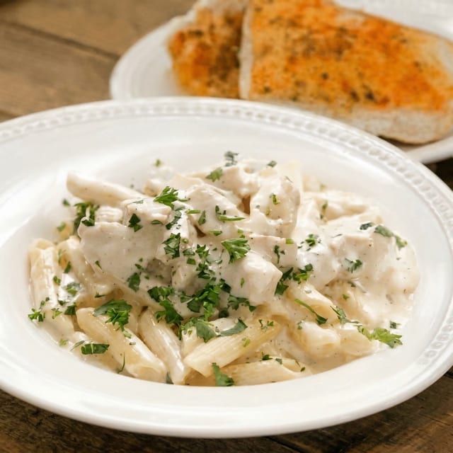 Fettuccine Alfredo.