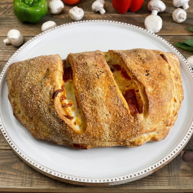 BBQ Chicken Calzone.