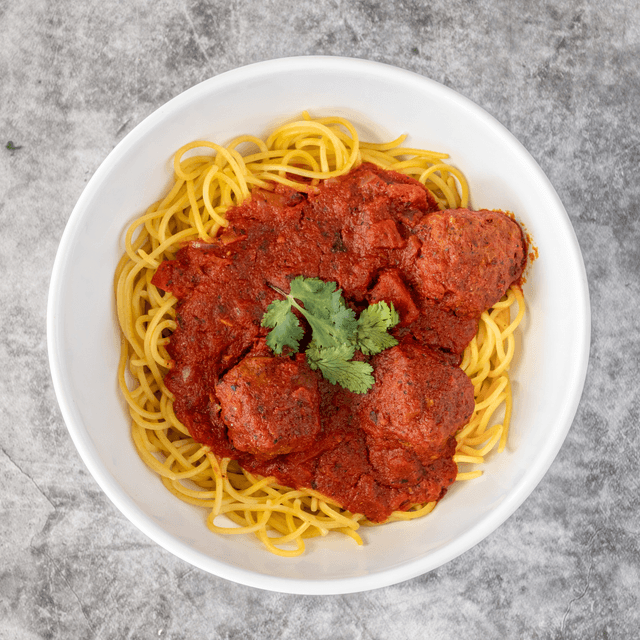 Spaghetti or Rigatoni Meatballs (8 Pcs) Bucket.