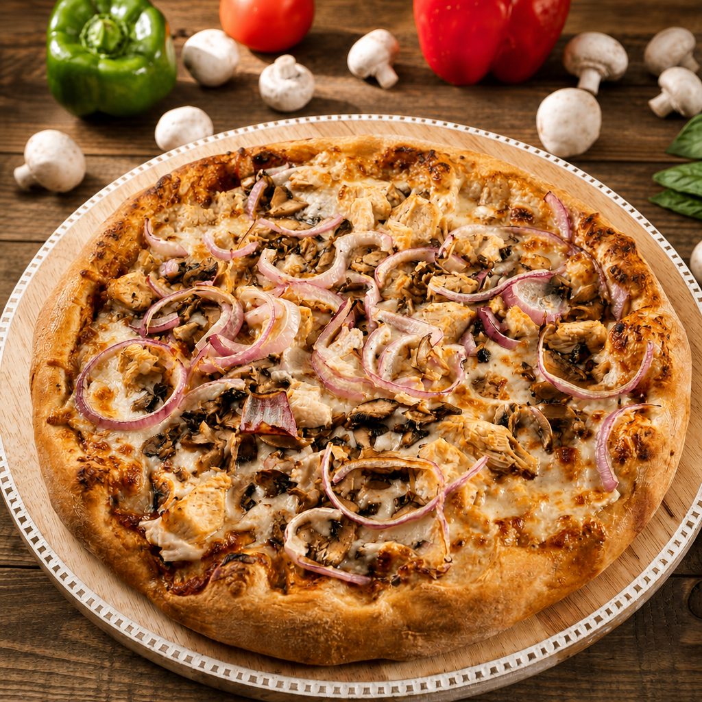 Ranch Chicken Pizza.