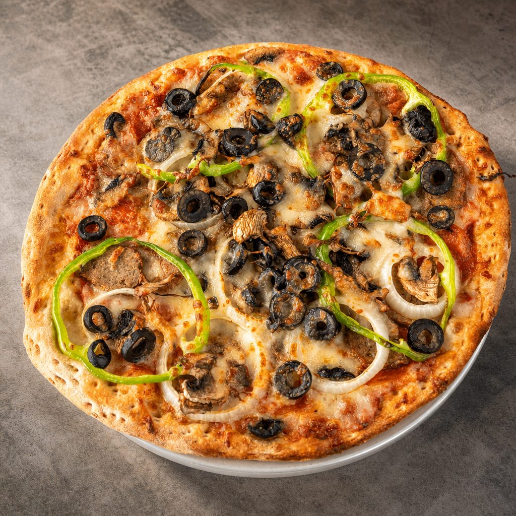 Deluxe Pizza.