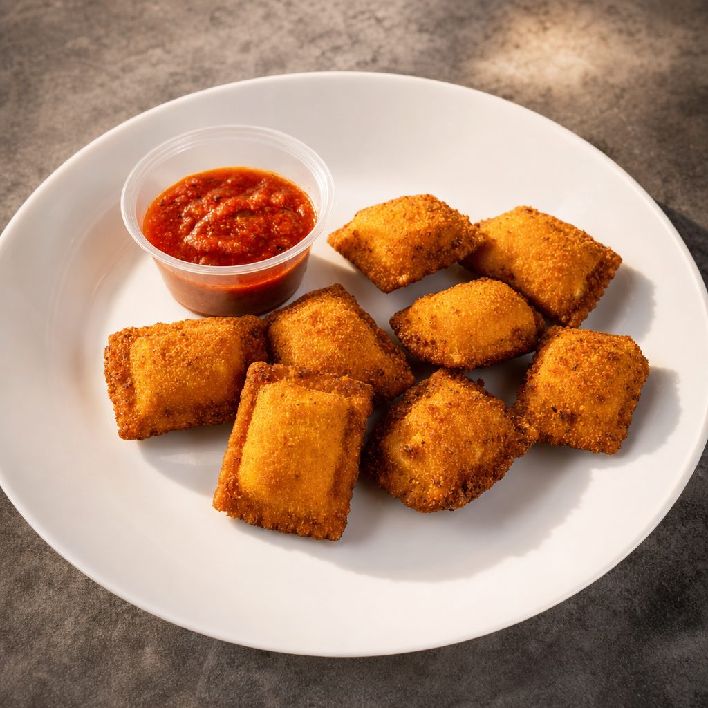 Breaded Cheese Ravioli.