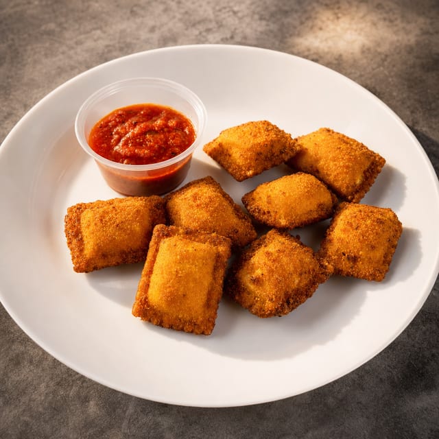 Breaded Cheese Ravioli.