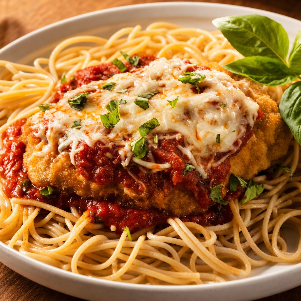 Chicken Parmigiana.