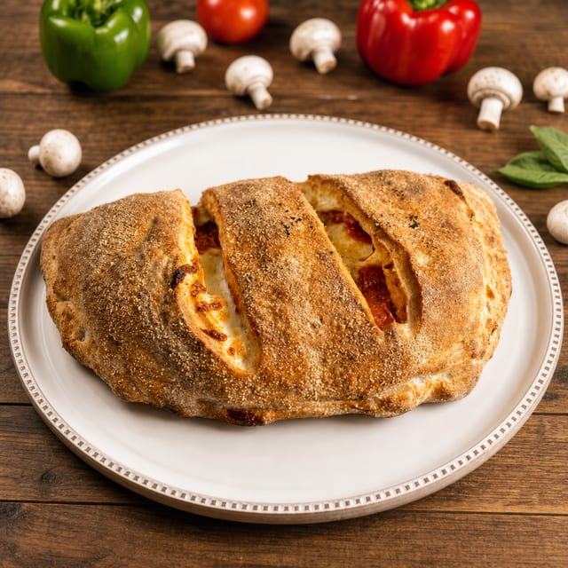 BBQ Chicken Calzone.