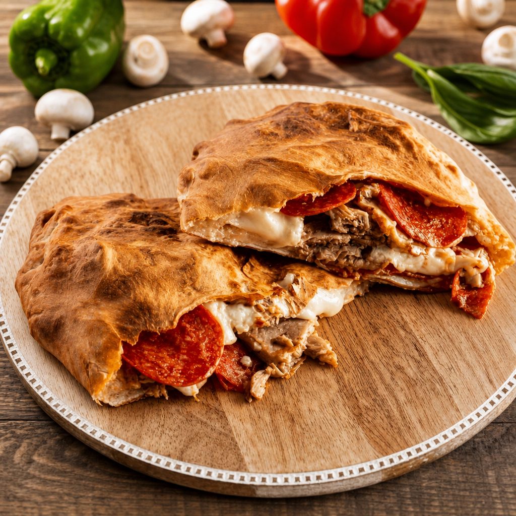 Meat Lovers Calzone.