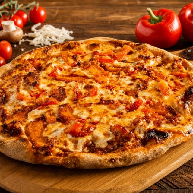 Buffalo Chicken Pizza.