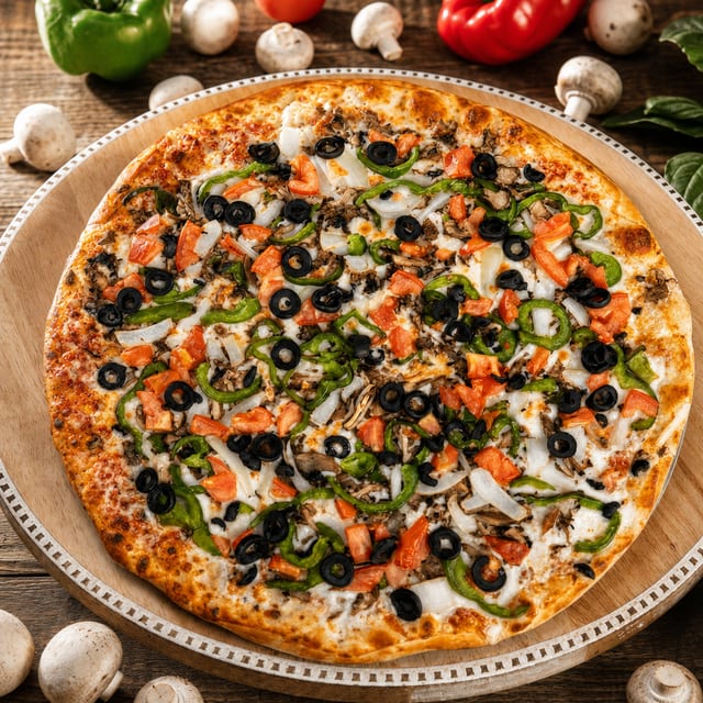 Vegetarian Pizza.