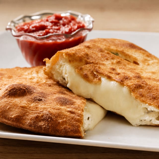 Ricotta & Mozzarella Calzone.