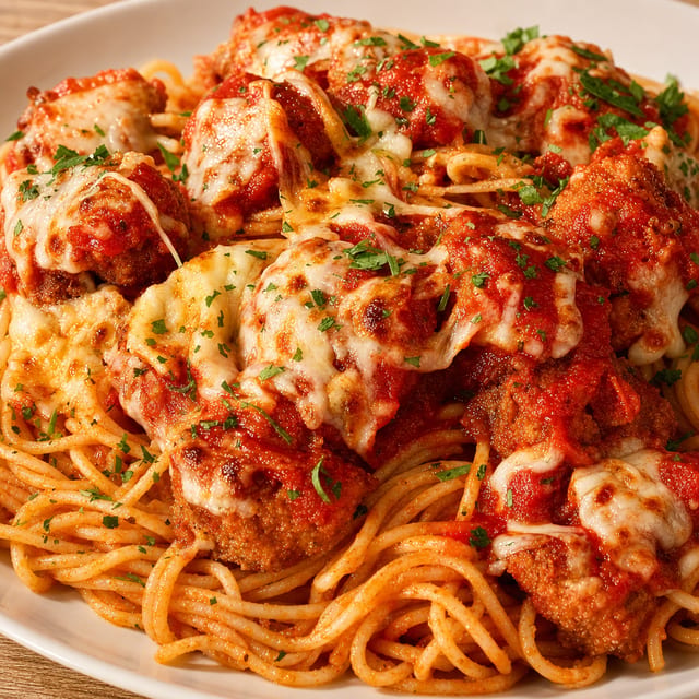 Shrimp Parmigiana.
