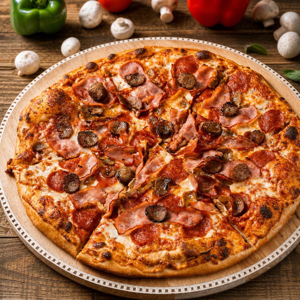 Meat Lovers Pizza.